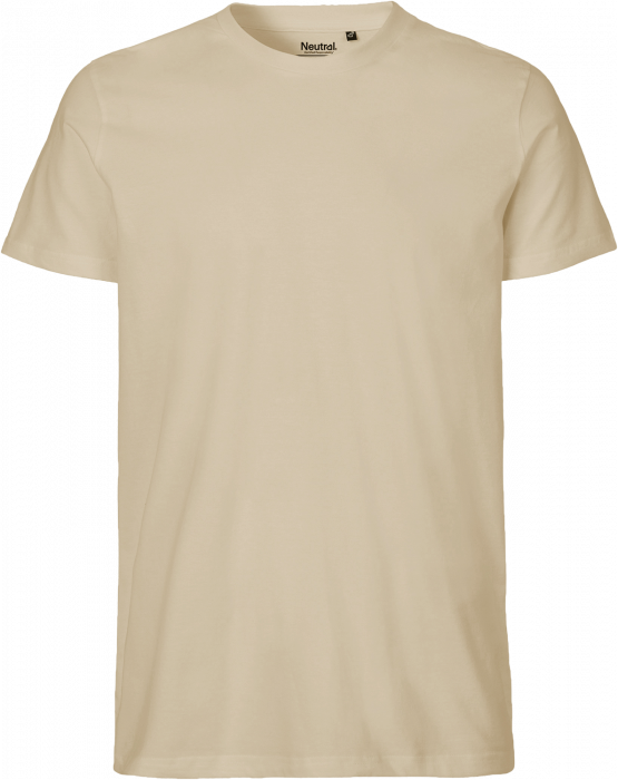 Neutral - Økologisk Fit Bomulds T-Shirt - Sand