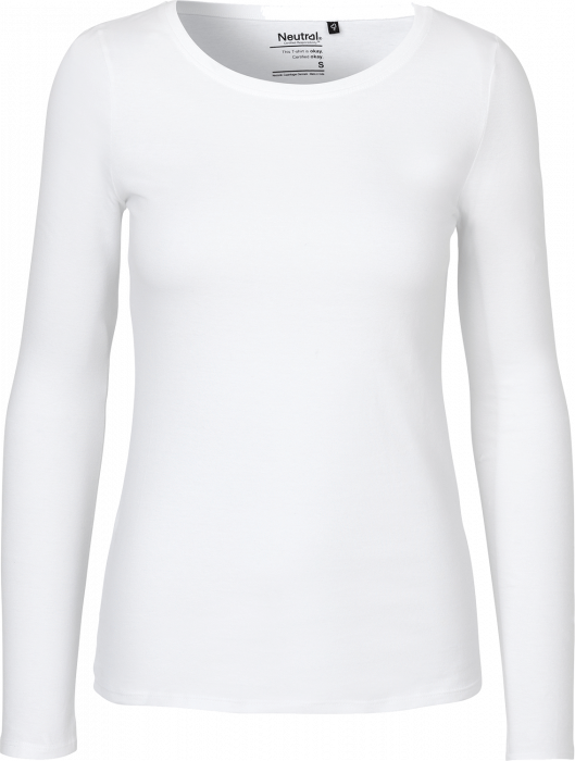 Neutral - Langærmet T-Shirt Dame - White