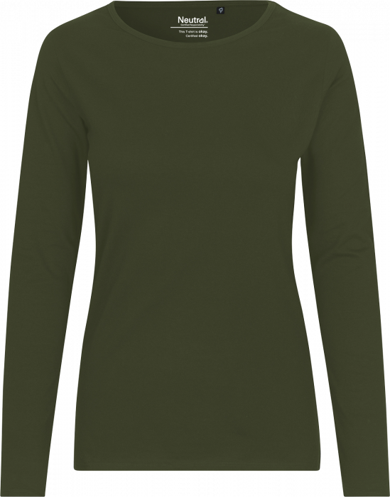 Neutral - Langærmet T-Shirt Dame - Military