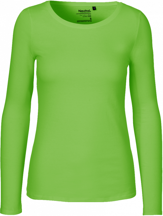 Neutral - Long Sleeve T-Shirt Female - Lime