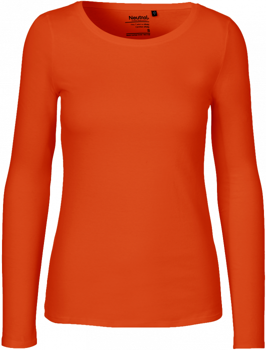Neutral - Long Sleeve T-Shirt Female - Orange