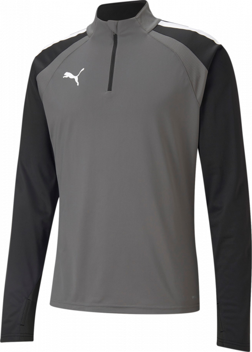 Puma TeamLIGA training 1/4 zip top › Smoked Pearl & black (657236) › 7  Colors › Hoodies & sweatshirts