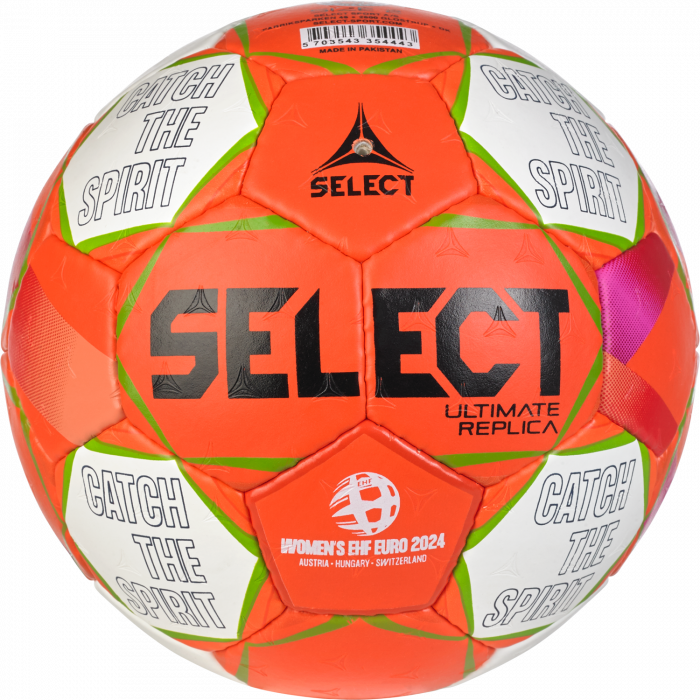 Select - Replica Ehf Euro 2024 Women Handball - Orange & vit