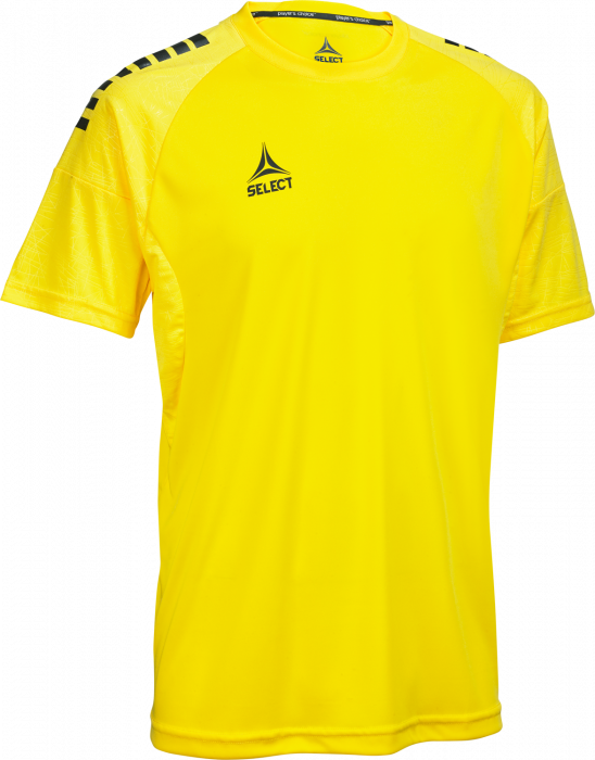 Select - Spain V25 Player Shirt S/s - Amarelo & preto