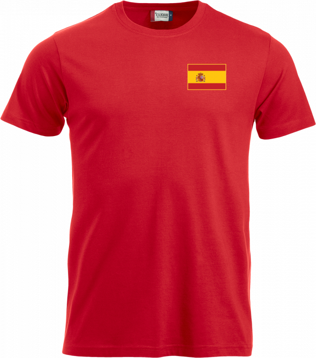 Clique - Lande T-Shirt - Spanien - Rød