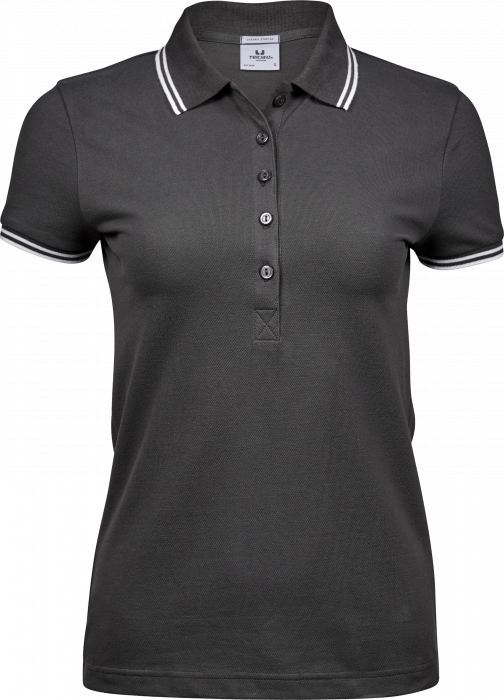 Dark grey hotsell women's polo shirt